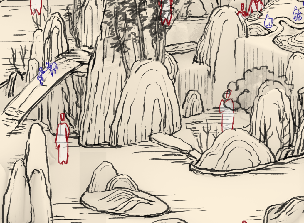 喜随作品|壶中胜境·商业中庭的科技国风微缩园林-175