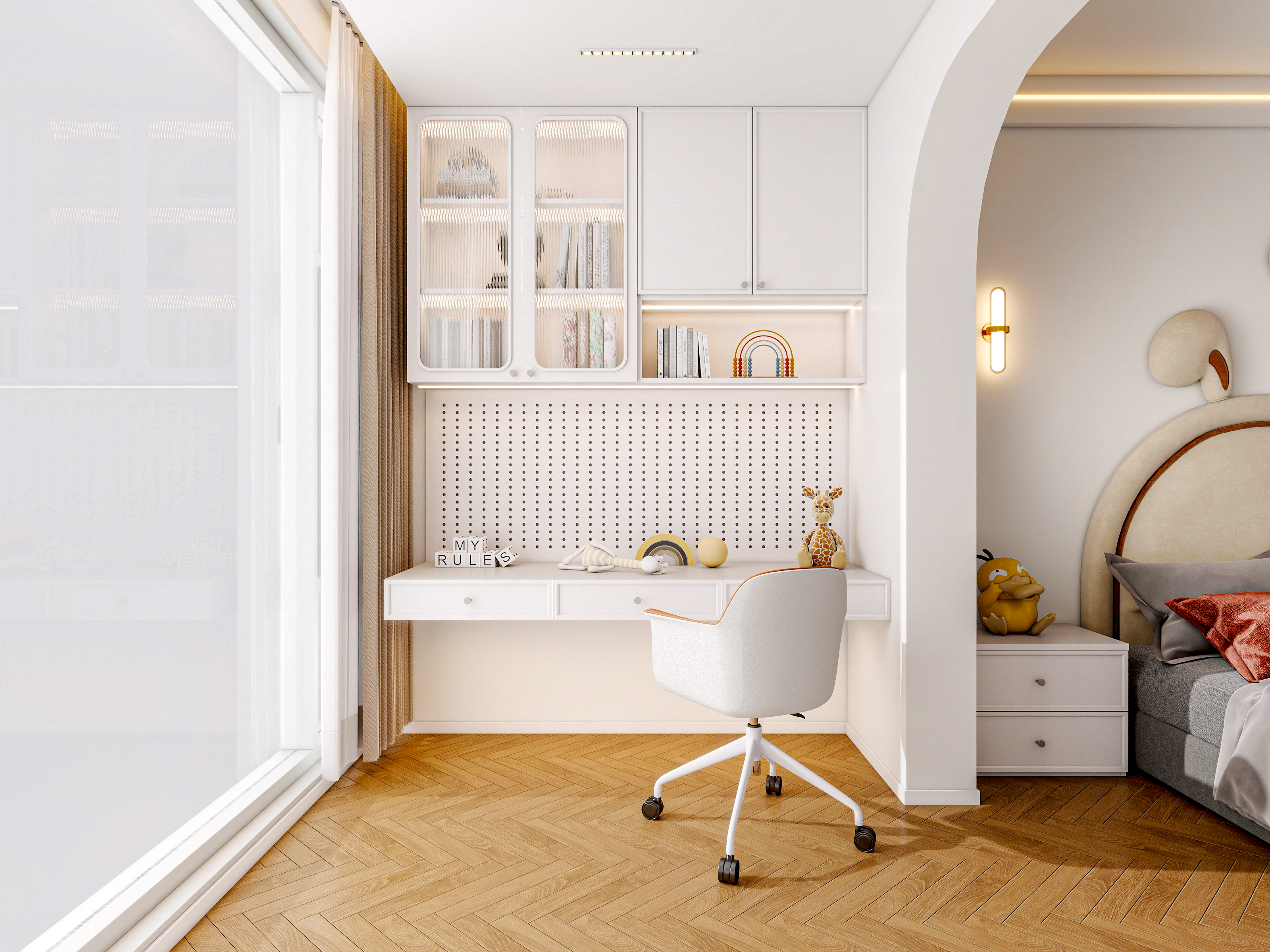 四川成都人居都市阳光（245平方简约法式顶跃六居室）-36