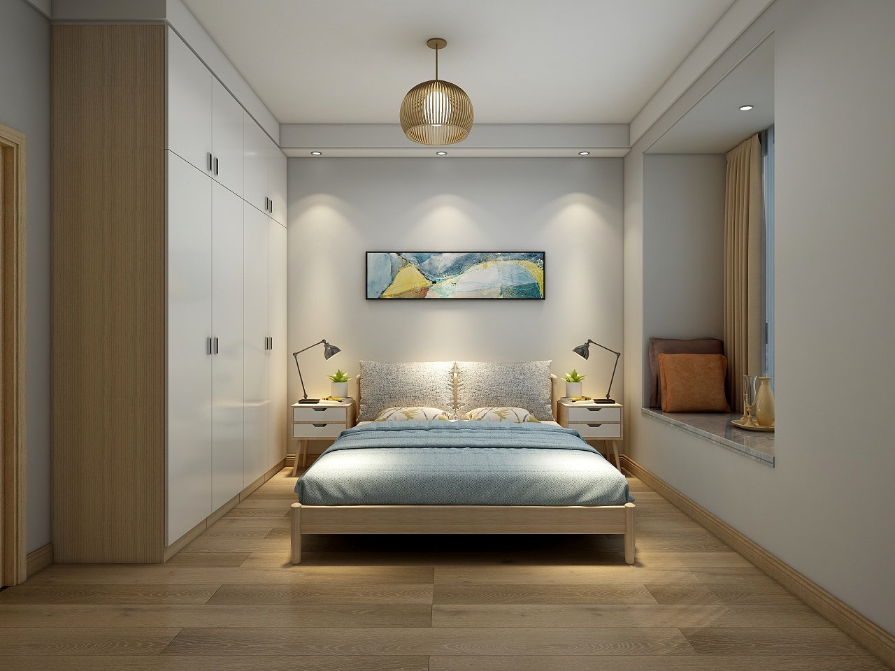 现代原木风三居室设计丨中国广州-11