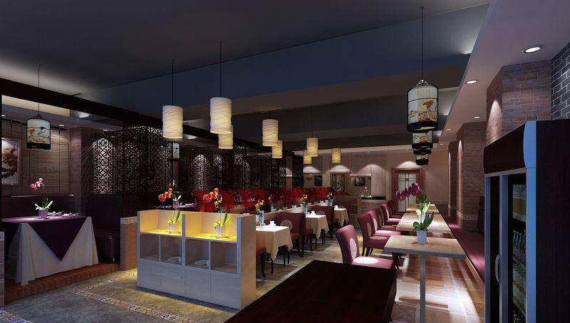 惠州优味美食餐饮空间设计-1