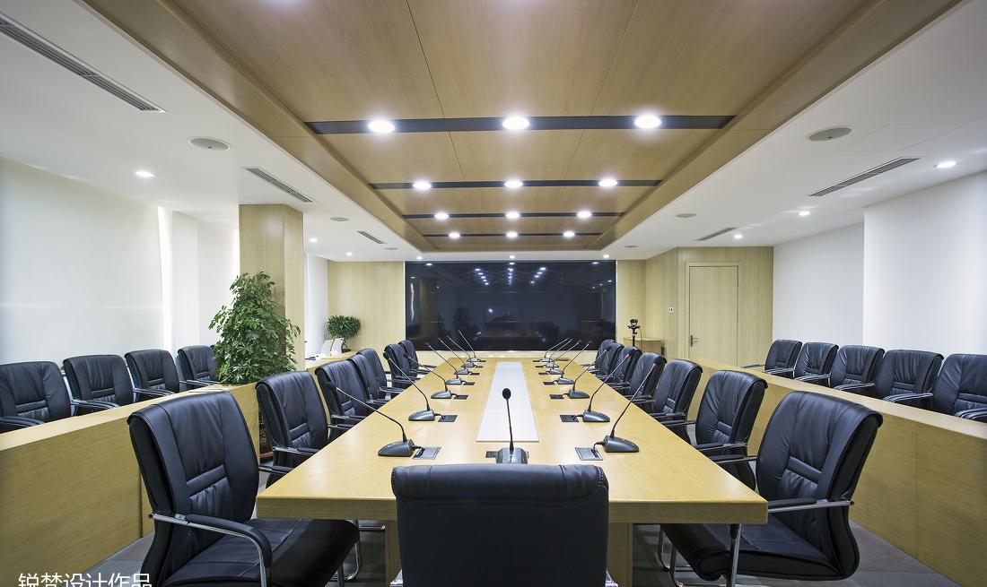 青岛院士港办公楼室内设计-2