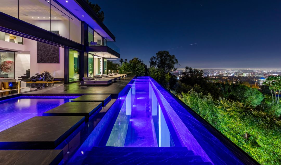 洛杉矶双层泳池豪宅，诠释精致考究的现代生活-32