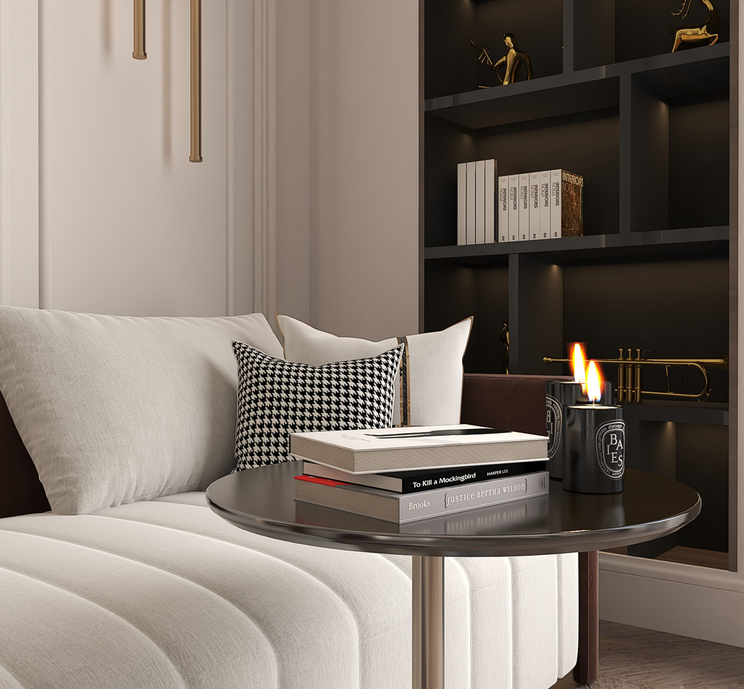 私人别墅主卧室内设计丨沙特阿拉伯麦加-6