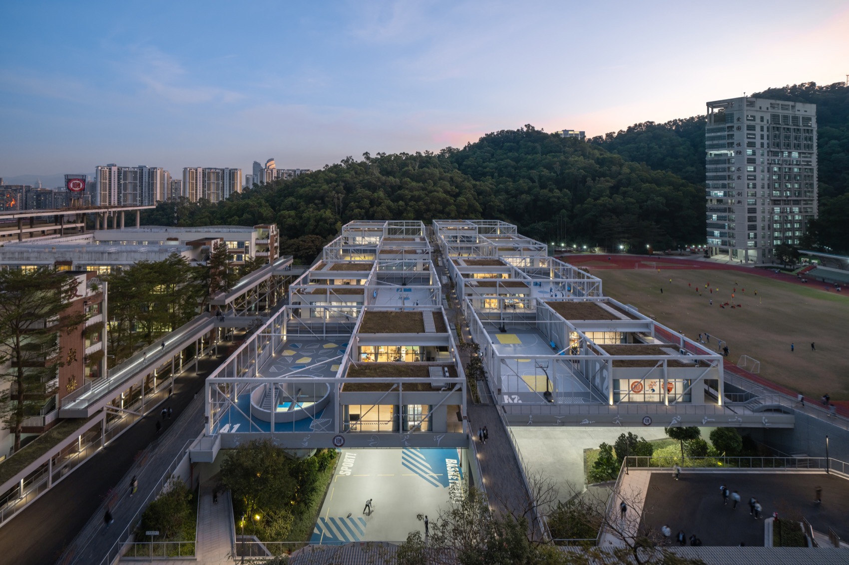 红岭高中新艺体中心丨中国深圳丨源计划建筑师事务所-11