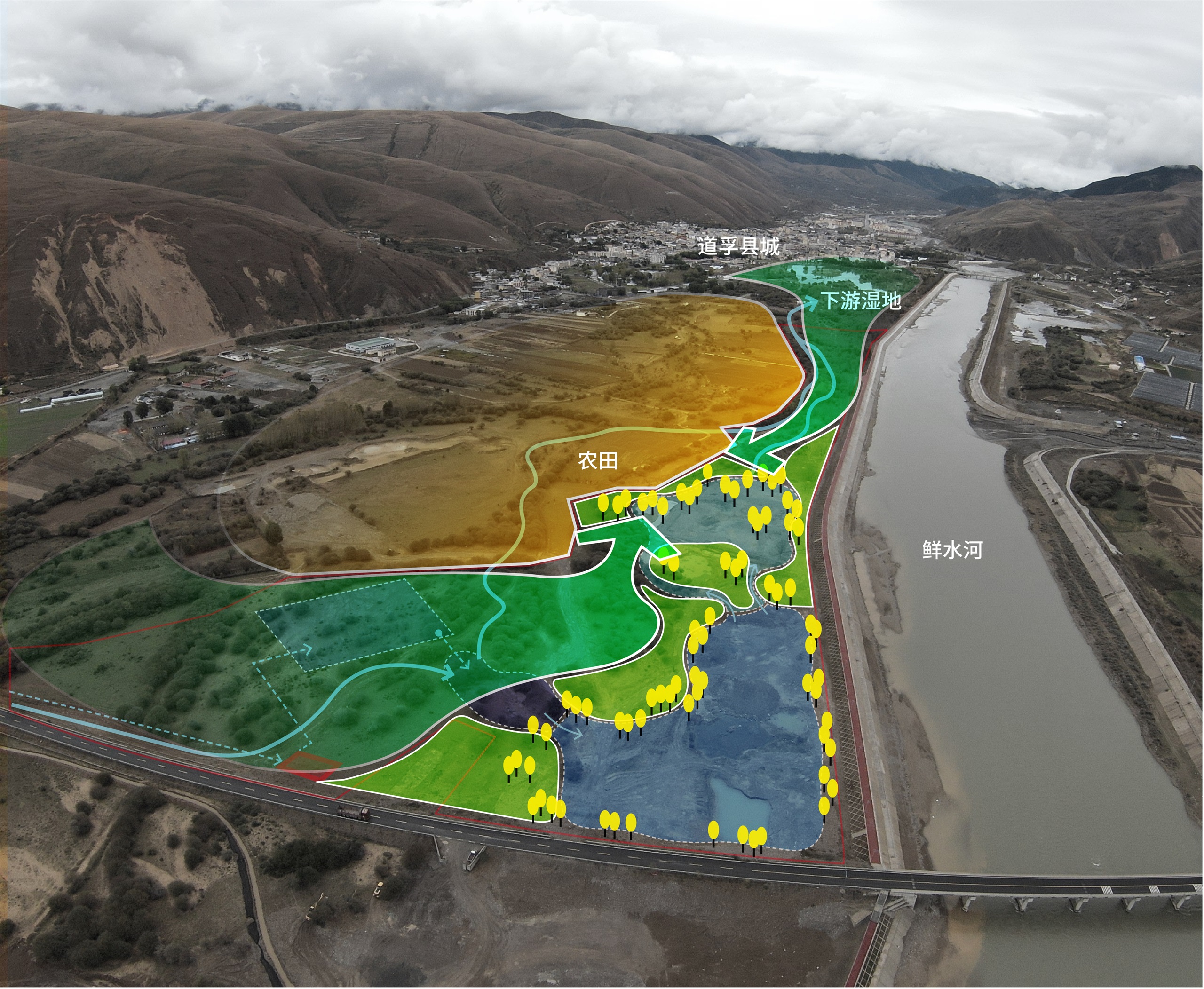 道孚县高原水生态保护修复示范园丨中国甘孜丨元有（成都）规划设计有限公司-44