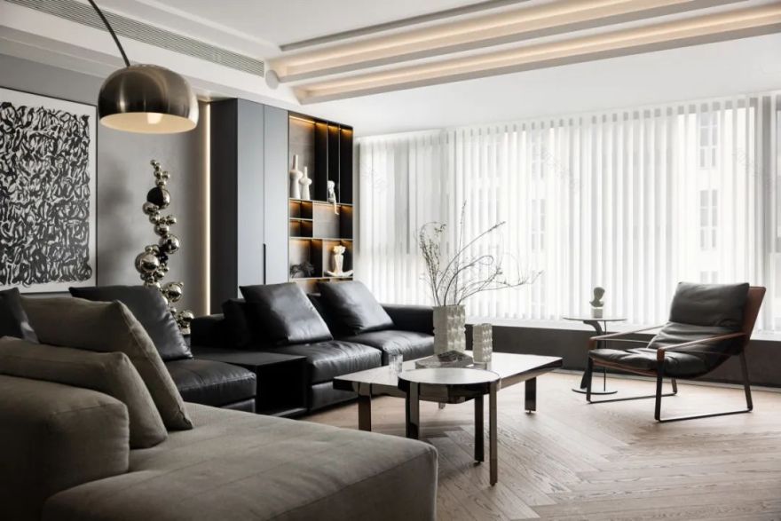 史峰设计|340㎡叠墅,现代与时光同启-73