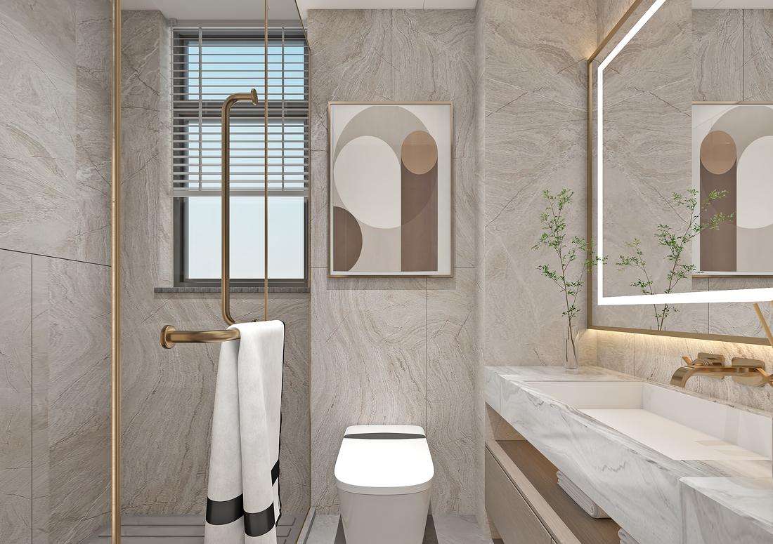 蓝泊湾现代简约风格餐厅设计-12