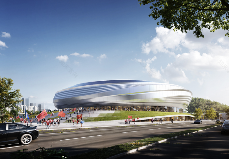 沧海横流,勇立潮头:台州市体育馆设计-8