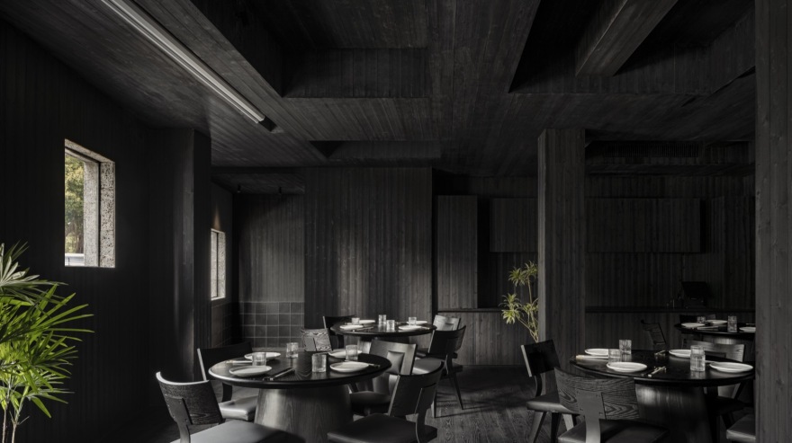田间之上 中国湘菜馆丨中国广州丨黑白木设计-93
