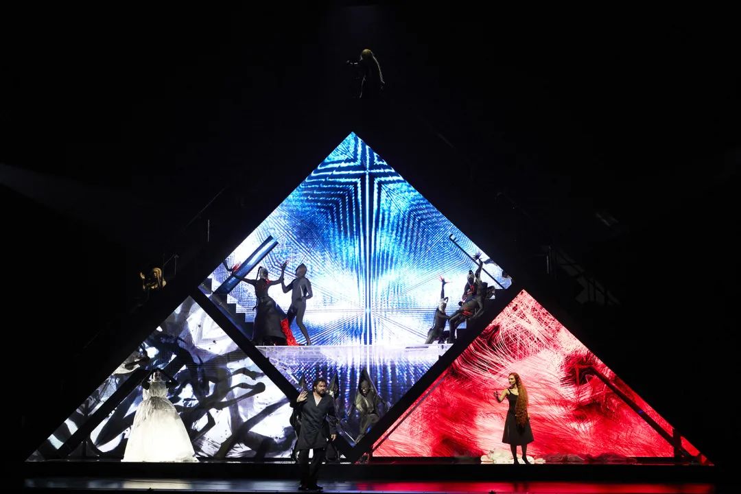 《图兰朵》歌剧舞台设计丨瑞士日内瓦丨teamLab-39