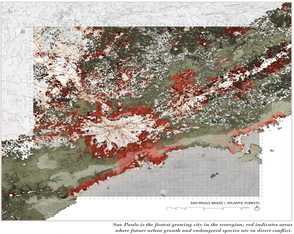 《世界末日地图集》——揭示生物保护与城市发展冲突的景观设计-55