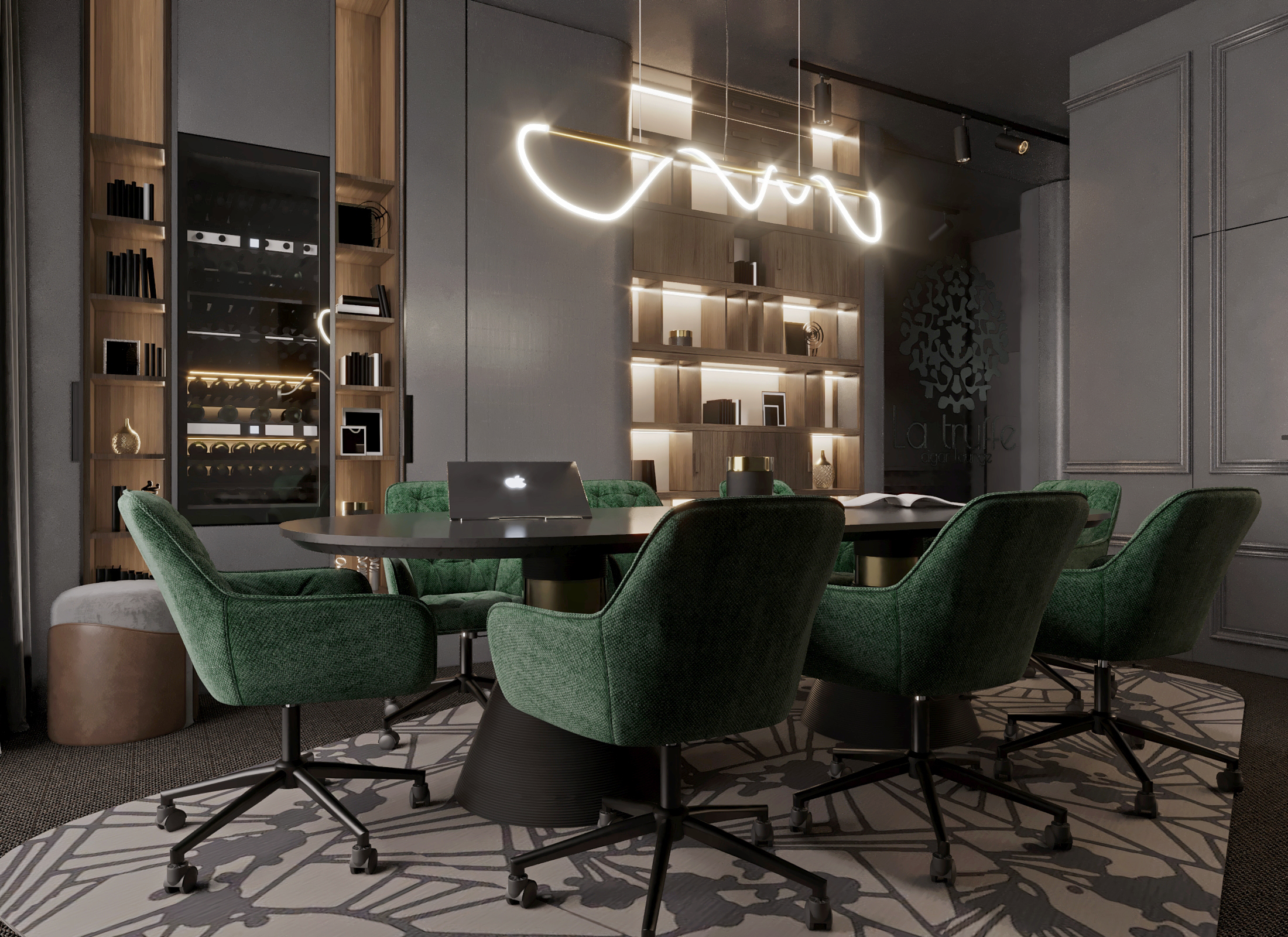 松露美食与雪茄酒廊-13