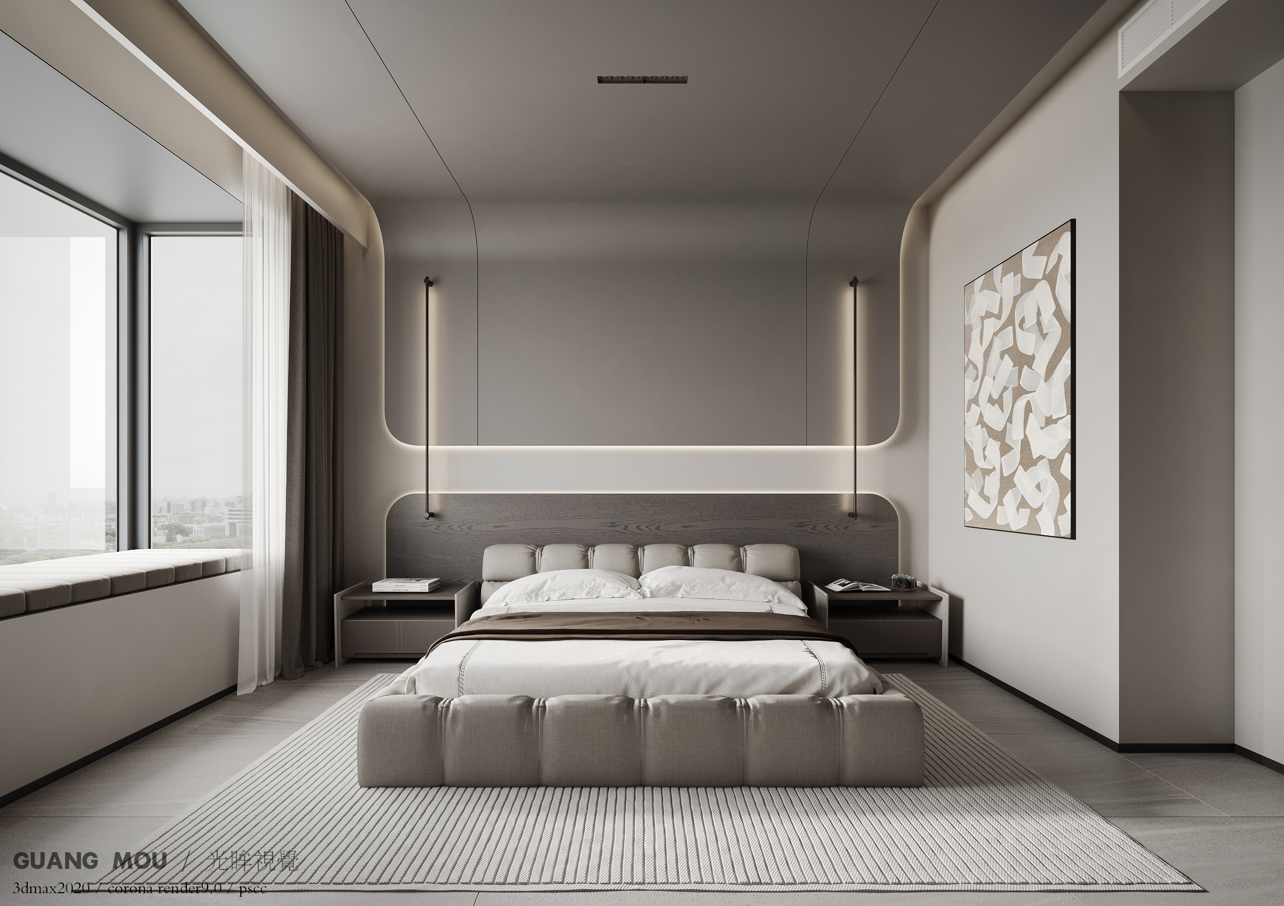 现代家具渲染丨光眸视觉表现-6