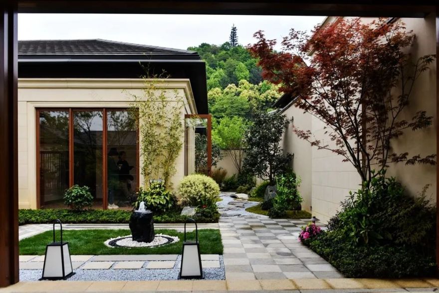 草月流打造禅意庭院,呈现现代生活雅致空间-8