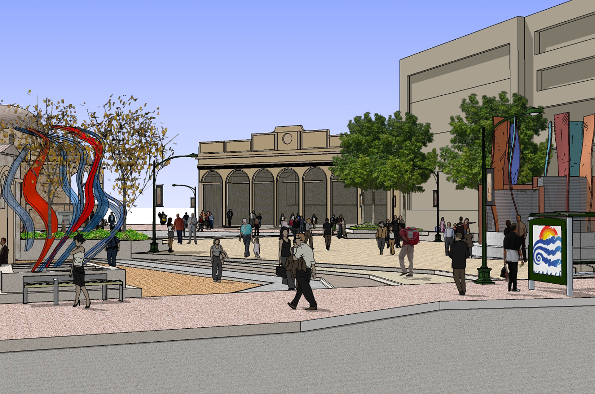 Monastiraki 广场景观设计提案丨希腊雅典-12