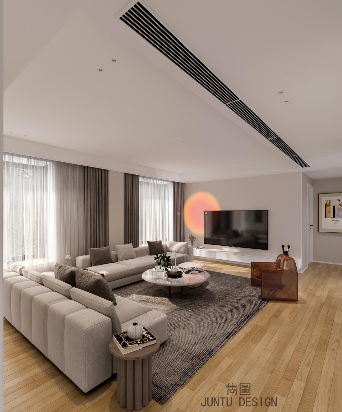 广州番禺区石楼东环路独立屋高级北欧风设计丨中国广州-9