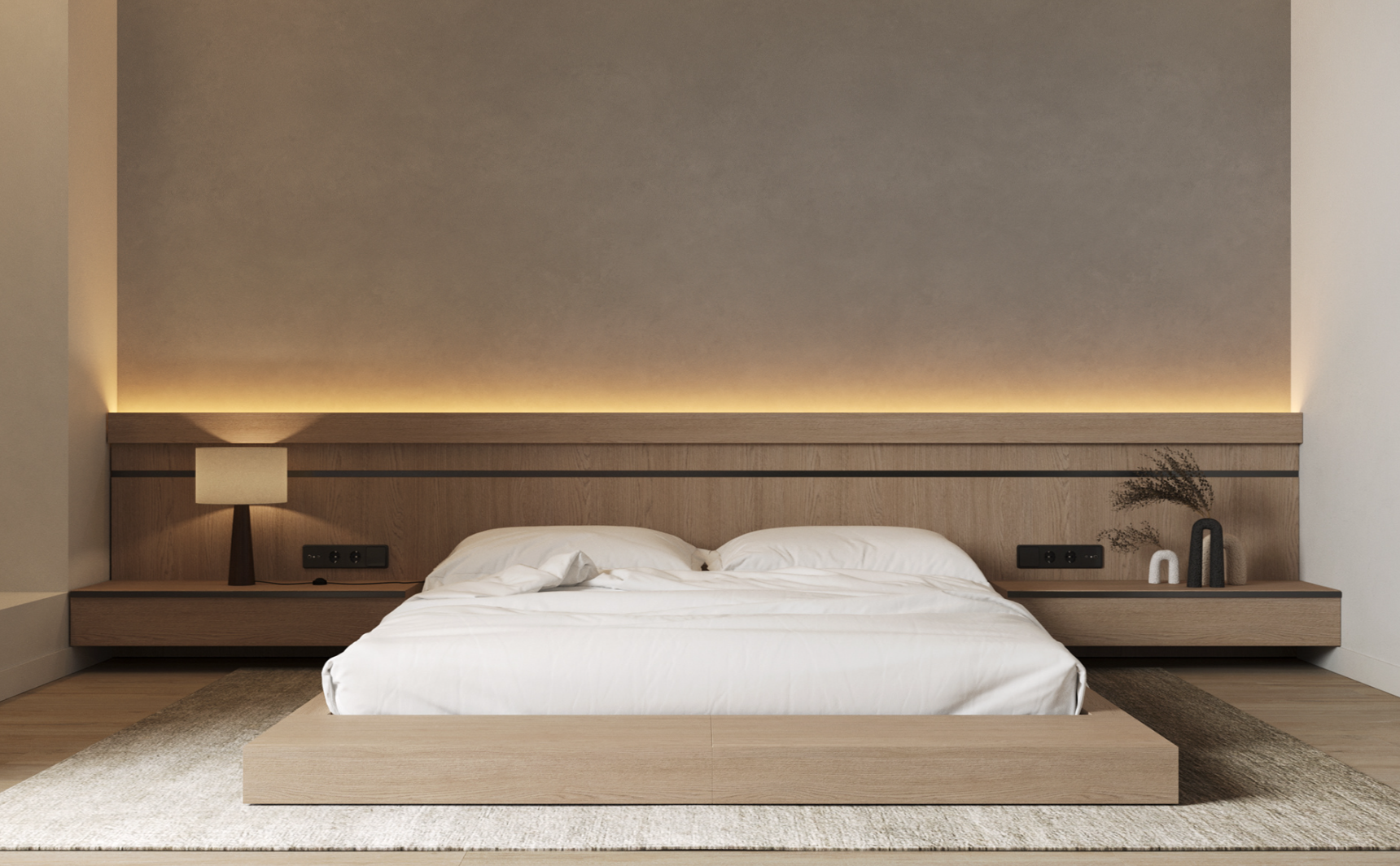 320㎡ 极简别墅 自然原木-4