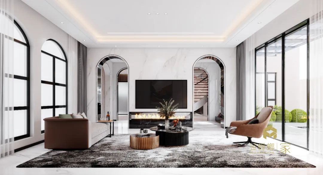 绿地桃花园别墅丨金螳螂·家榆林店-12