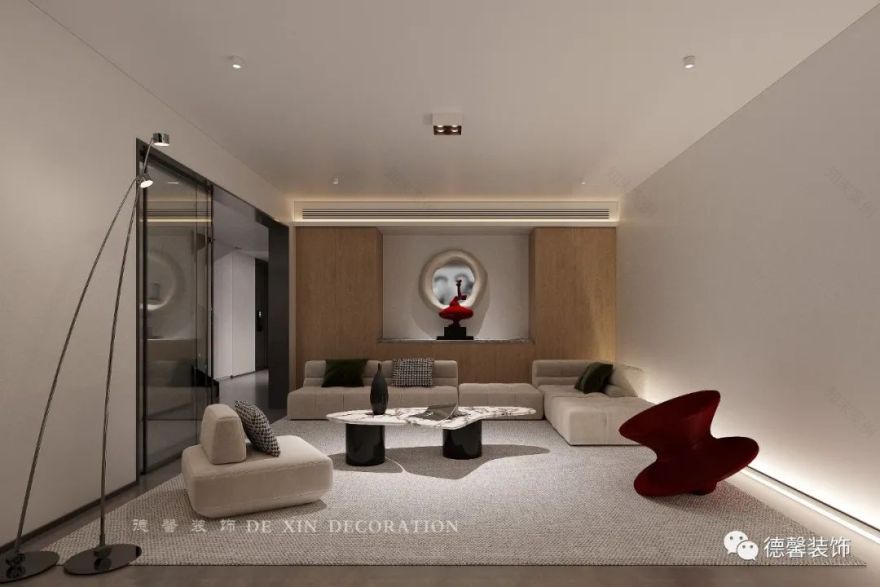 藏珑府现代艺术叠墅设计丨中国广州丨德馨装饰-39