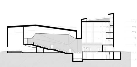 Casa das Artes art and culture centre with bright red walls-44