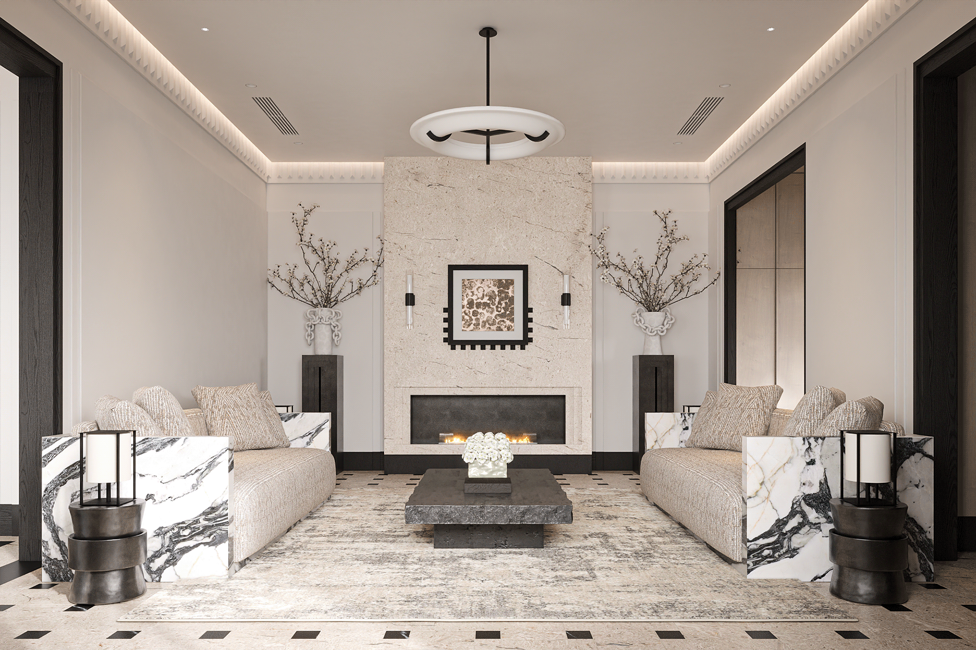 LIVINGROOM - VINHOMES HARMONY-4