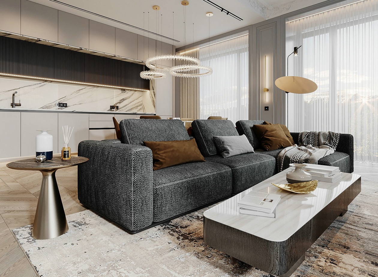 123㎡大平米住宅设计-2