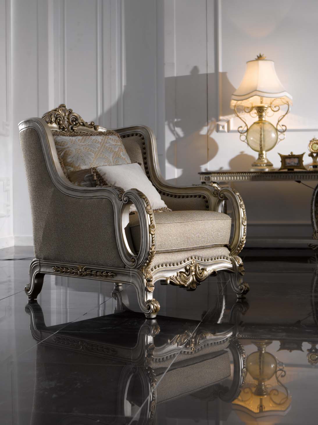 高清古典美式风格 卧室客厅餐厅书房家具场景图片素材-2-24