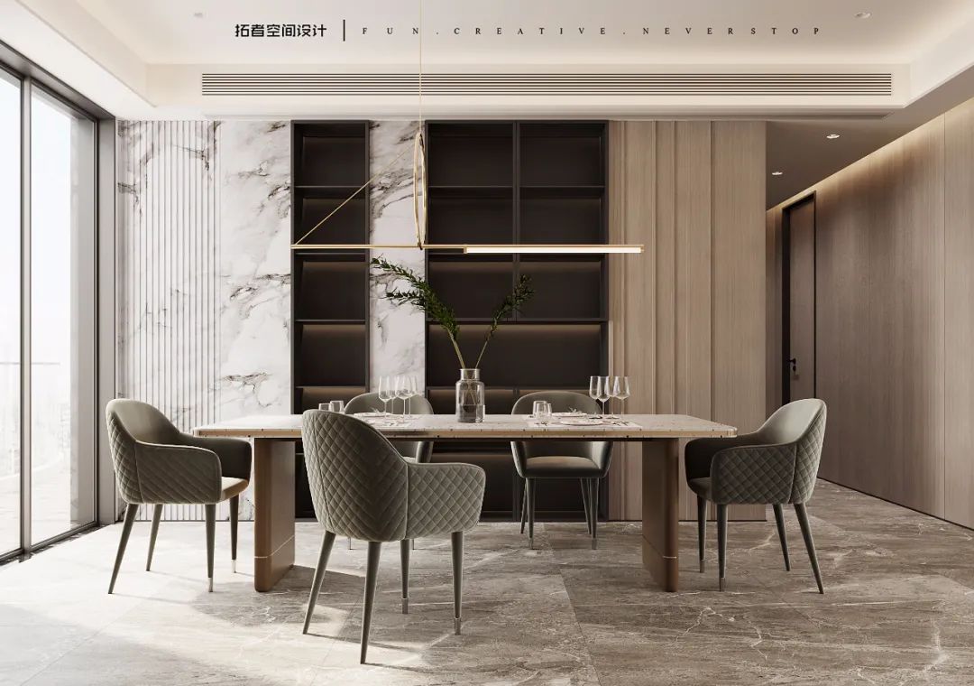 绍兴香湖郡 180㎡现代中式家居设计,尽显雅致生活-18