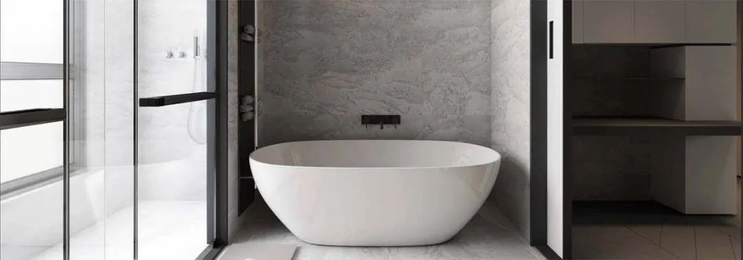 常恩设计 | 雅黑璞木极简风私宅，诠释空间高级感与时尚感-48