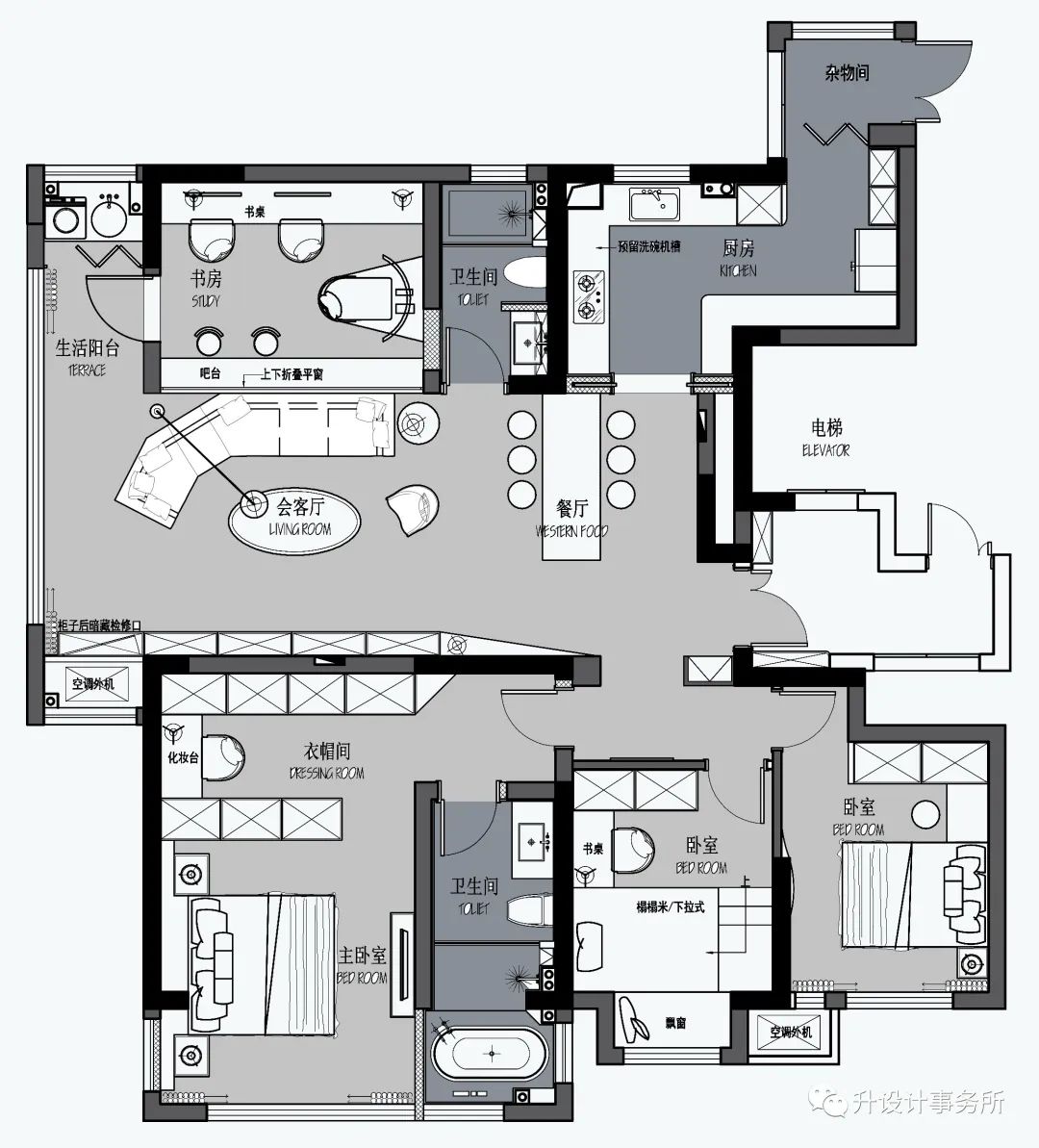 彩虹 Suzhou · 现代简约之家丨中国苏州丨升罗设计（苏州）有限公司-25