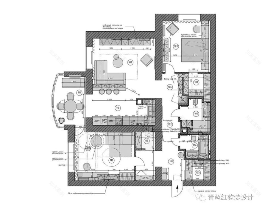 120m²现代简约家居，Studio DVORDES 打造舒适空间-2