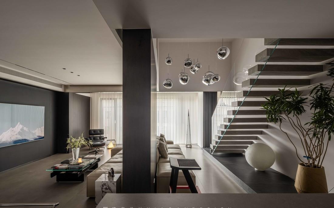 350㎡极简现代住宅-17