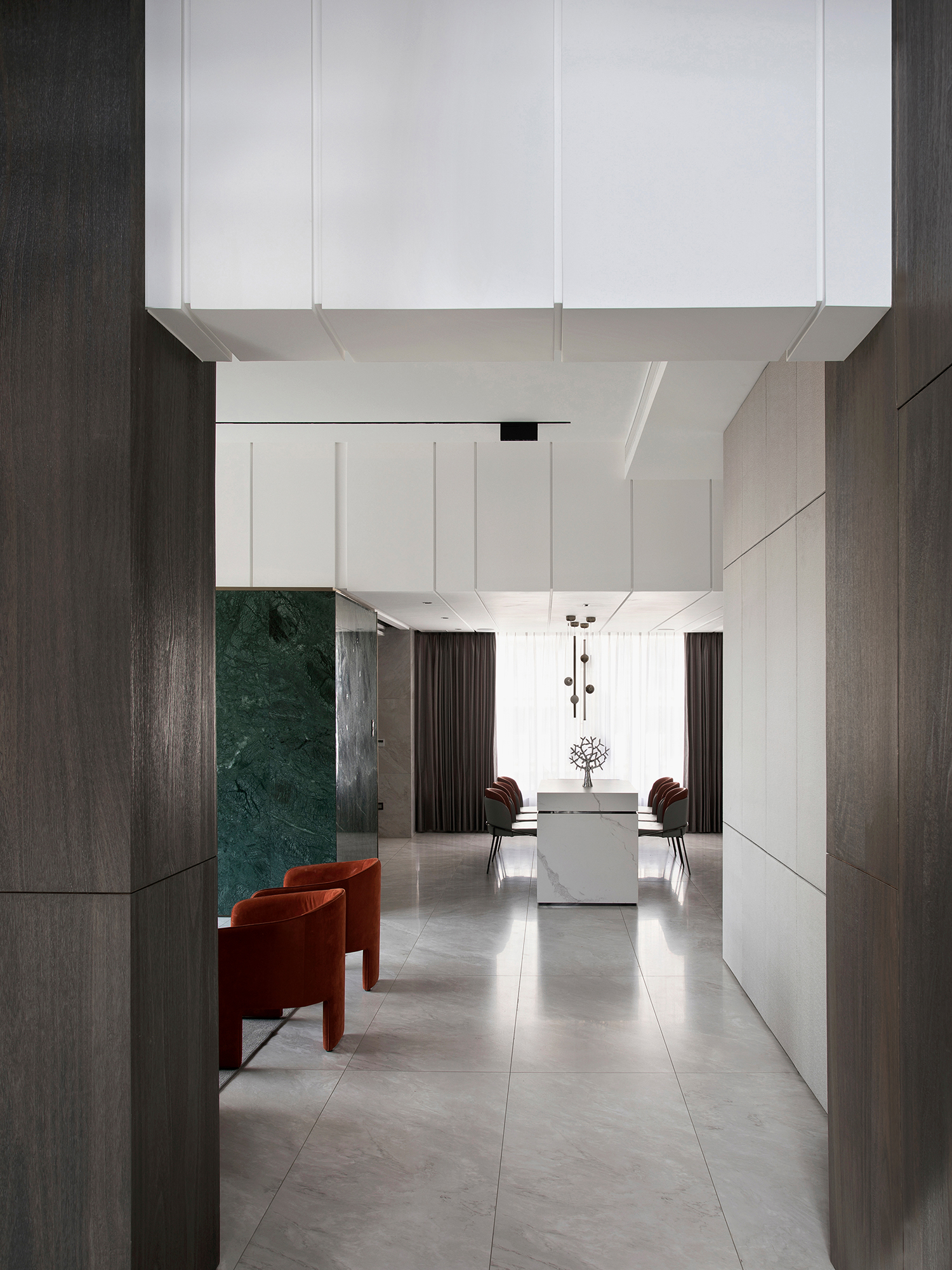 一木橙,一石绿 · 现代顶层复式私宅设计丨中国莆田丨大小空间设计研究室-1