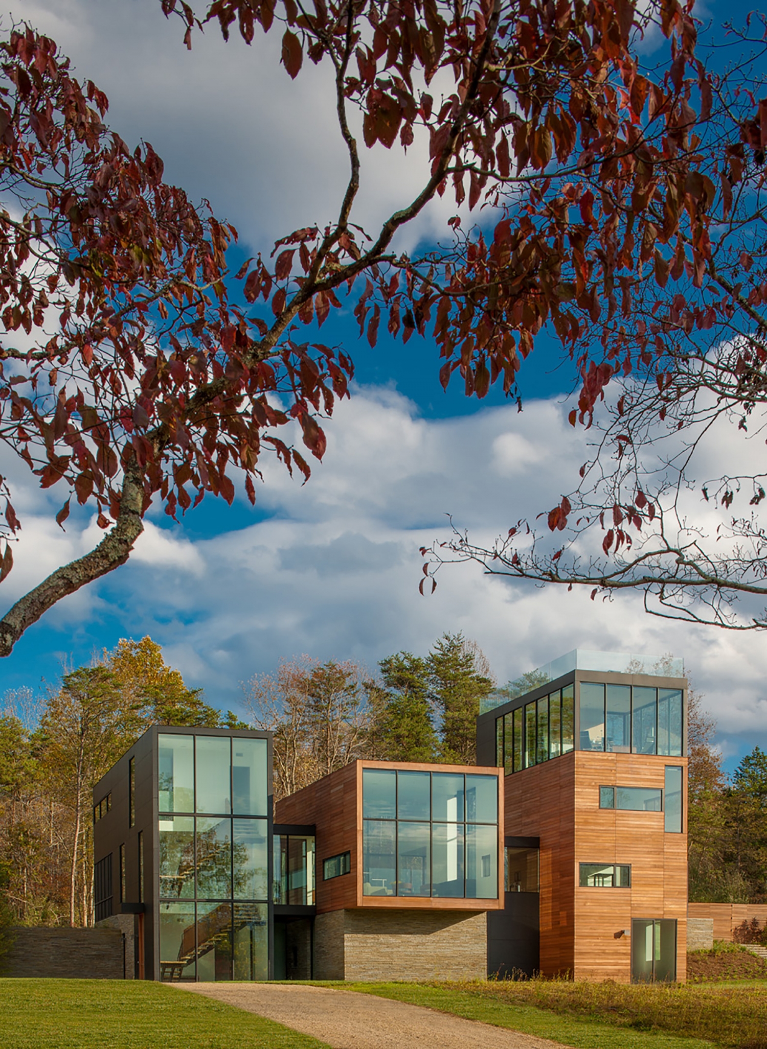 弗吉尼亚州宁静山间住宅丨Robert M. Gurney Architect-17