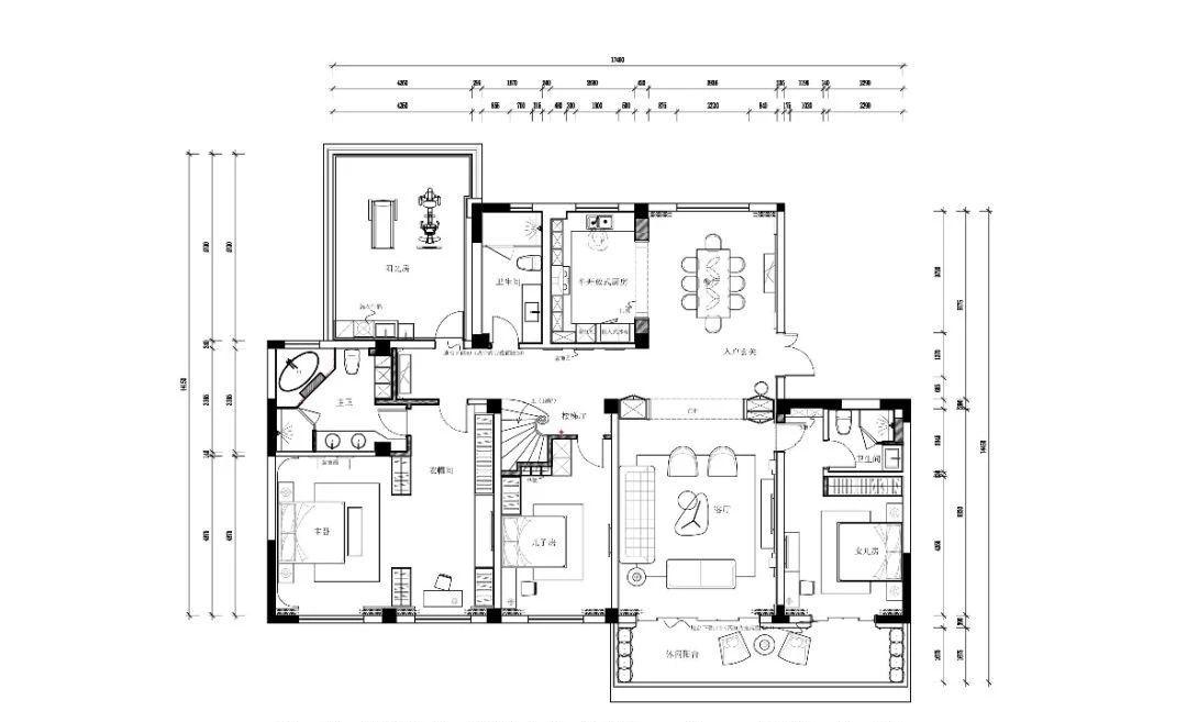 简欧遇上轻奢，打造精致典雅居住空间-0