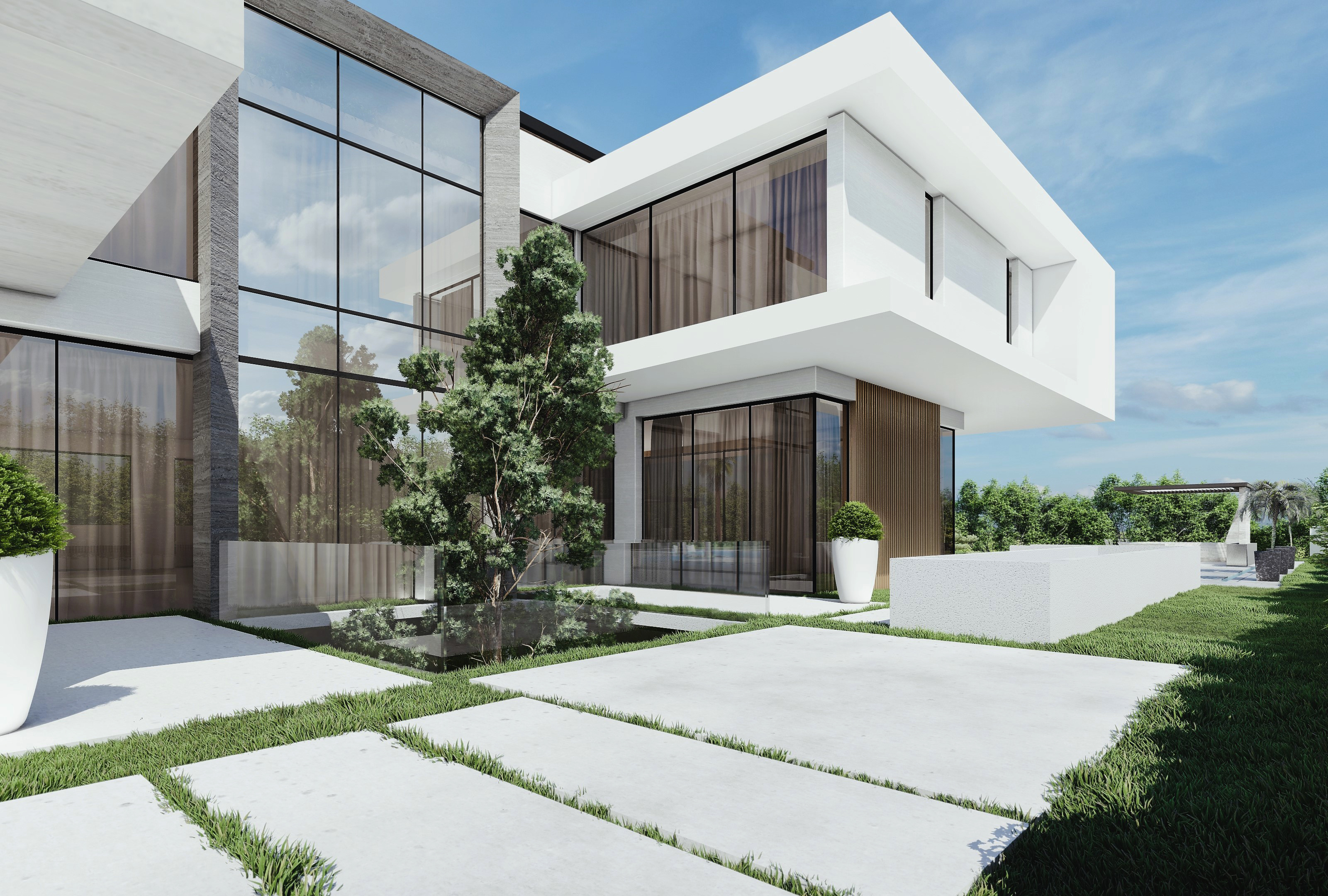 V2 HG 别墅外景观设计丨阿联酋迪拜丨Eleven Plus 装饰设计工作室-14