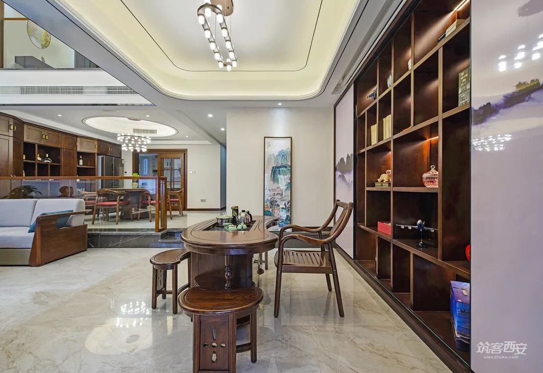 退休生活重启 · 吴永华设计师的平衡不对称养老新宅丨中国西安丨西安旗盛装饰-18