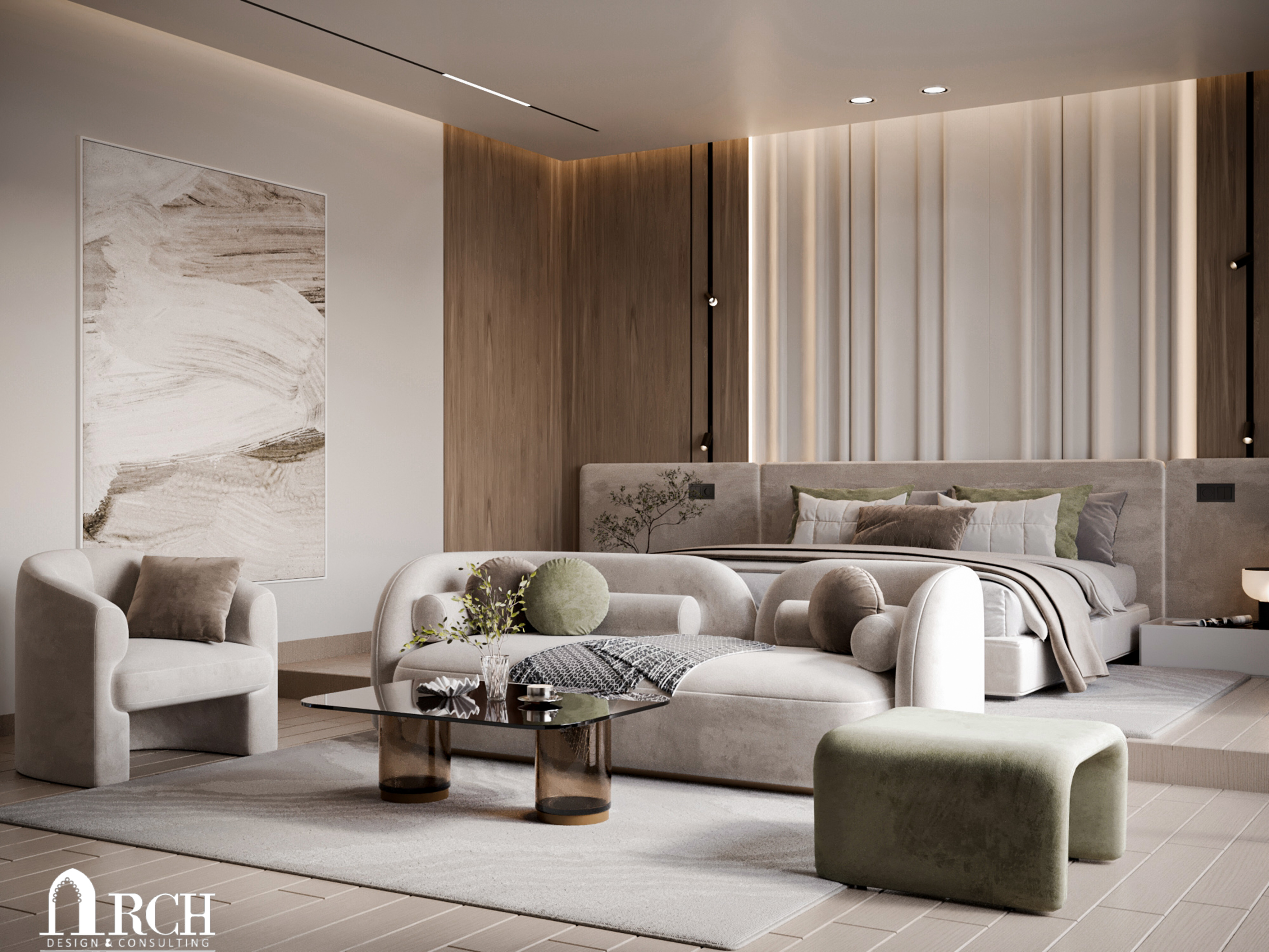 现代主卧室设计-6