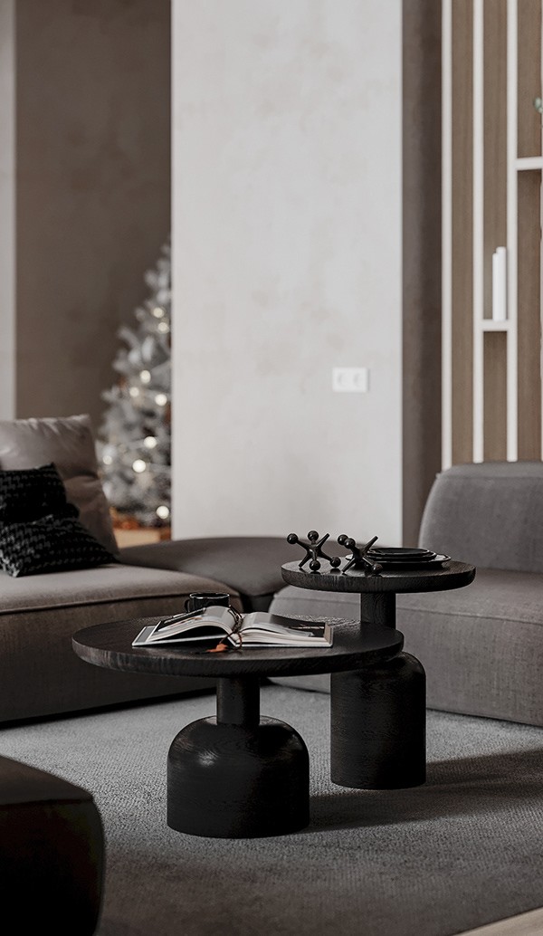 高级灰色系别墅设计 简约自然 超有格调！-13