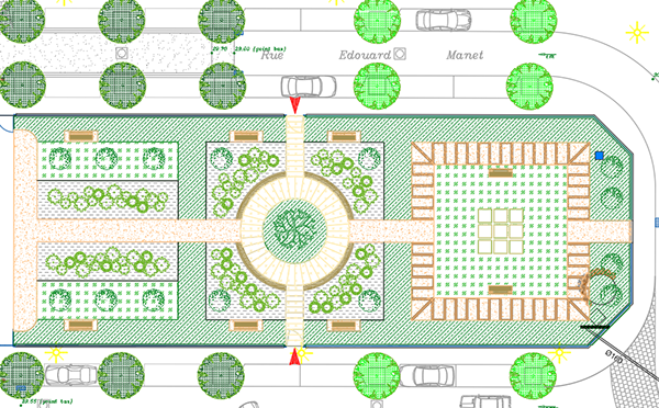未明确提及（推测有停车场设计,种植规划,总平面规划等）-12