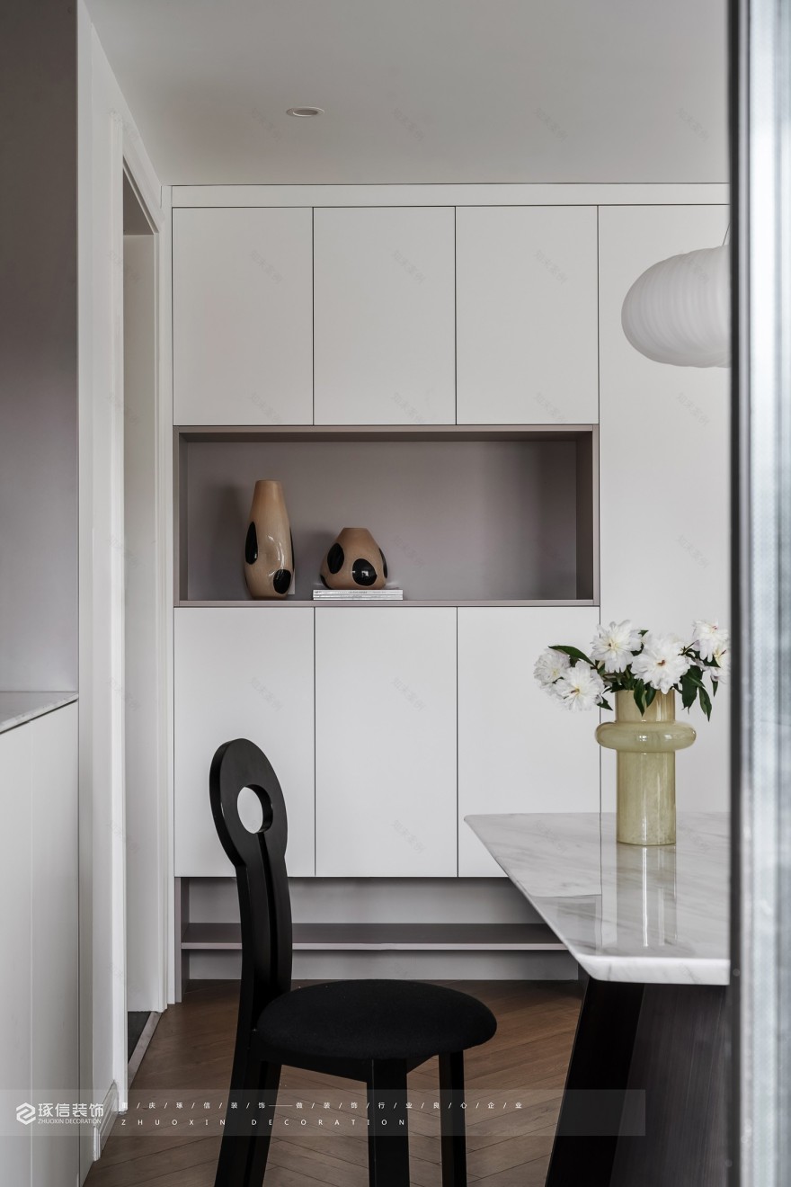 123m² 简约至美,品味法式风丨琢信装饰-22