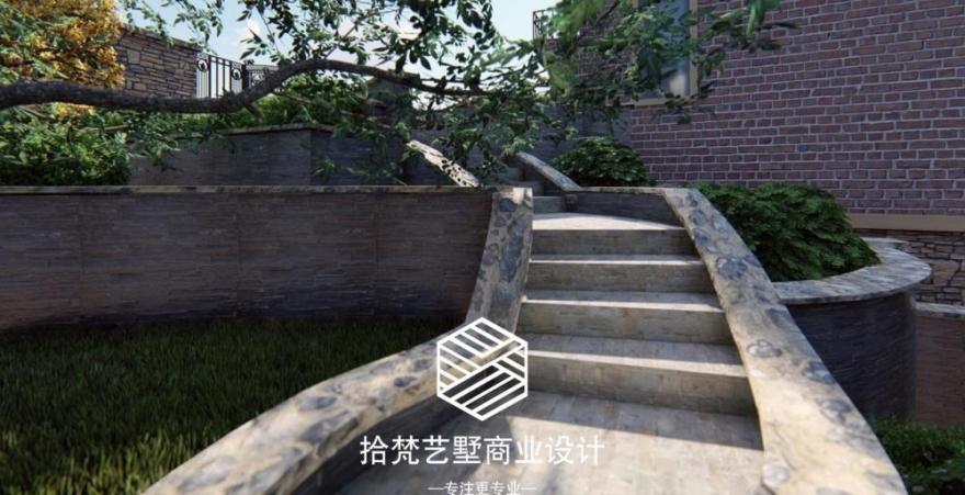 天著温泉别墅区庭院景观设计-8