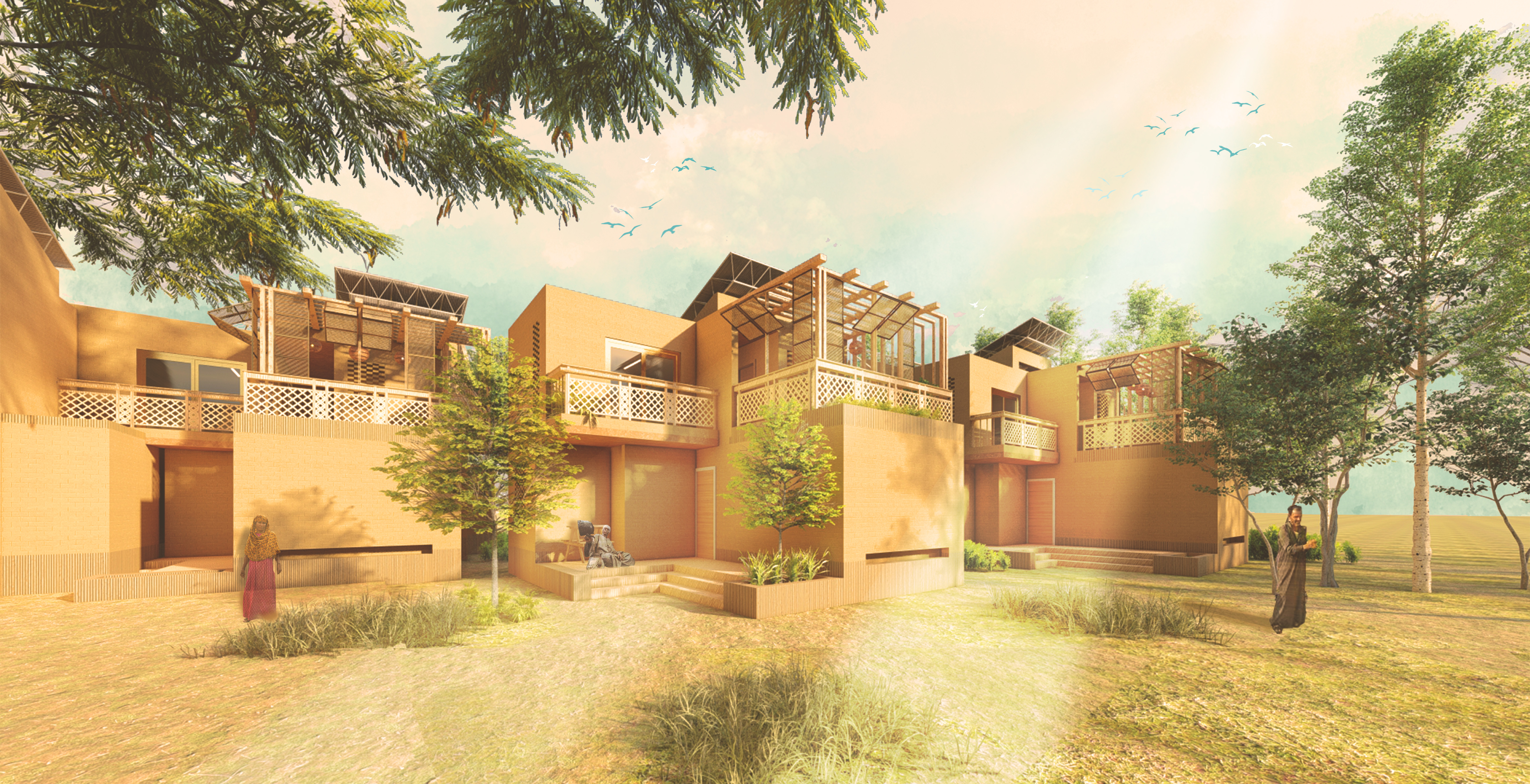 MALQAF  为贫民窟居民打造的可持续模块化房屋丨埃及开罗-20