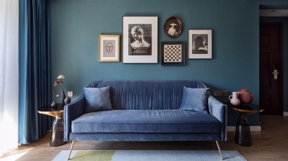 100㎡精装房变身复古轻奢,两代人的生活艺术-5