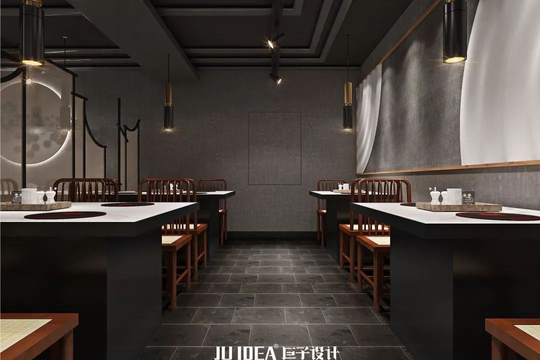 陶鄉富山店 | 现代山水意境的餐饮空间设计-42