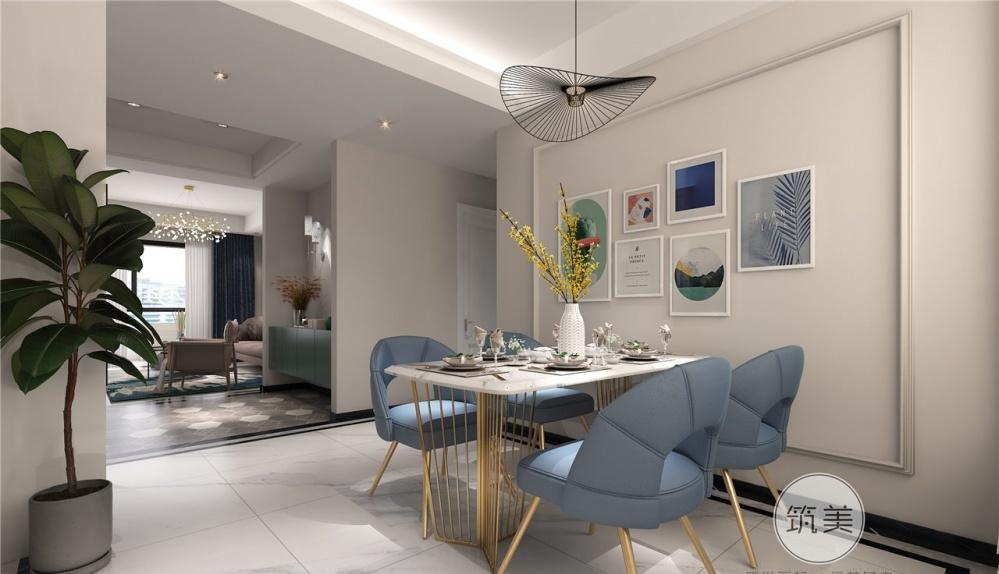 绿城杨柳郡蓝色梦幻家居设计-7