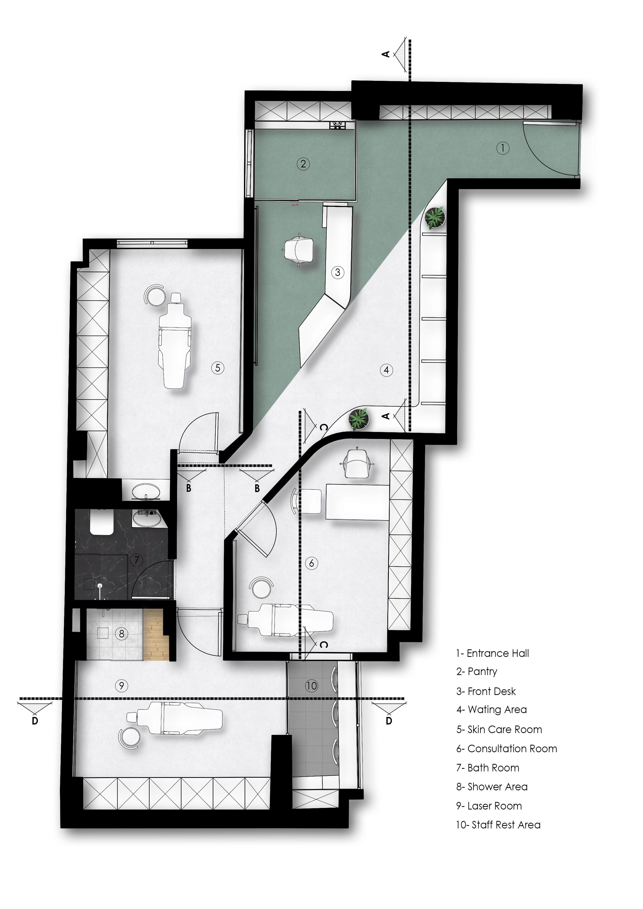 Dermagen Clinic · 2021 年现代医疗空间设计典范丨TRD Design & Construction-24