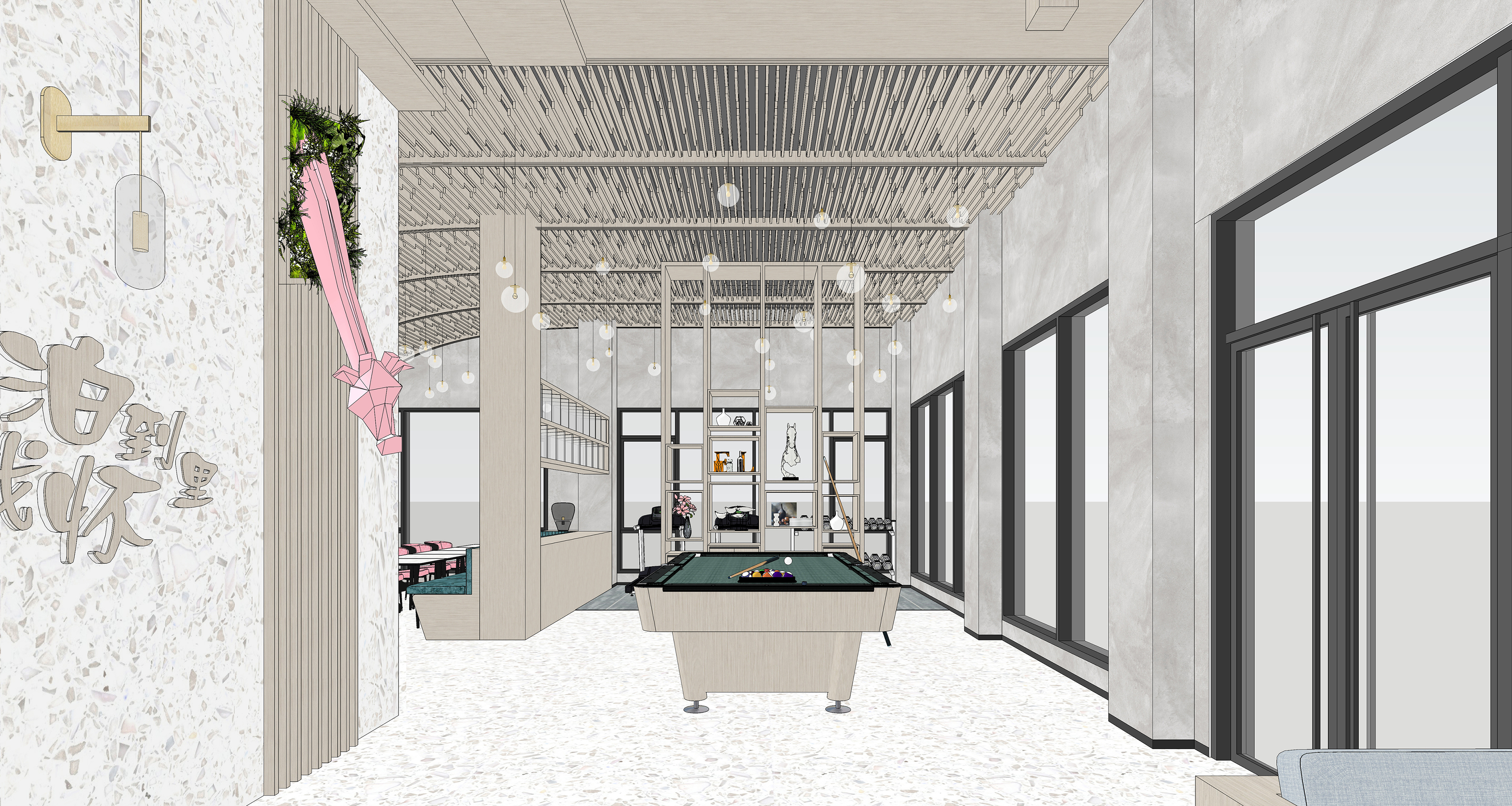 SD丨万科【最美泊寓】-深圳福永15巷 首层公寓大堂设计-33