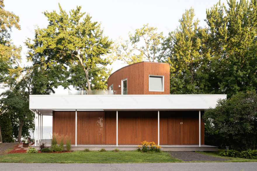 Oka 木屋丨加拿大丨Paul Bernier Architecte-32