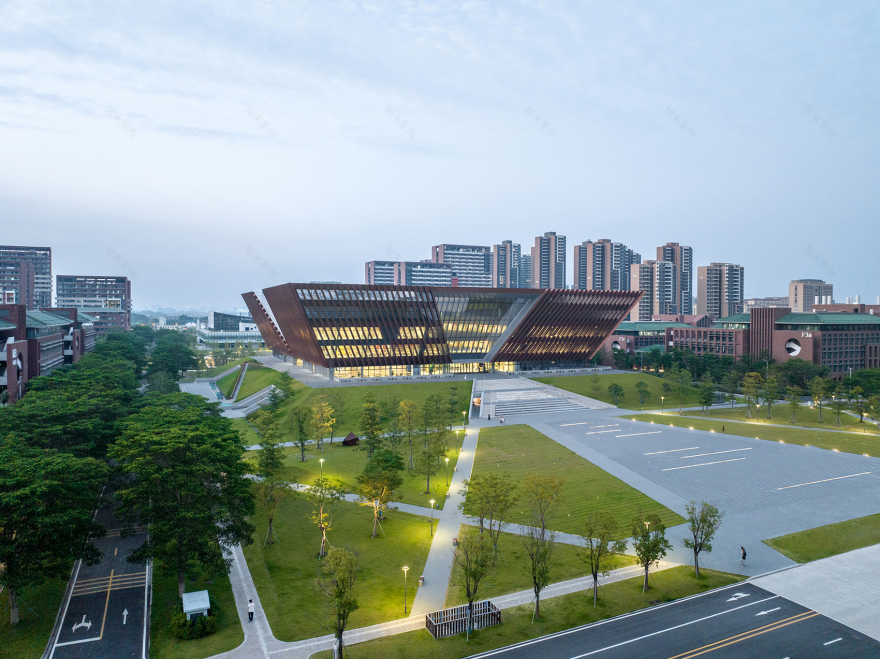 华南理工大学广州国际校区二期工程 E3地块图书馆档案馆丨中国广州丨华南理工大学建筑设计研究院有限公司-80